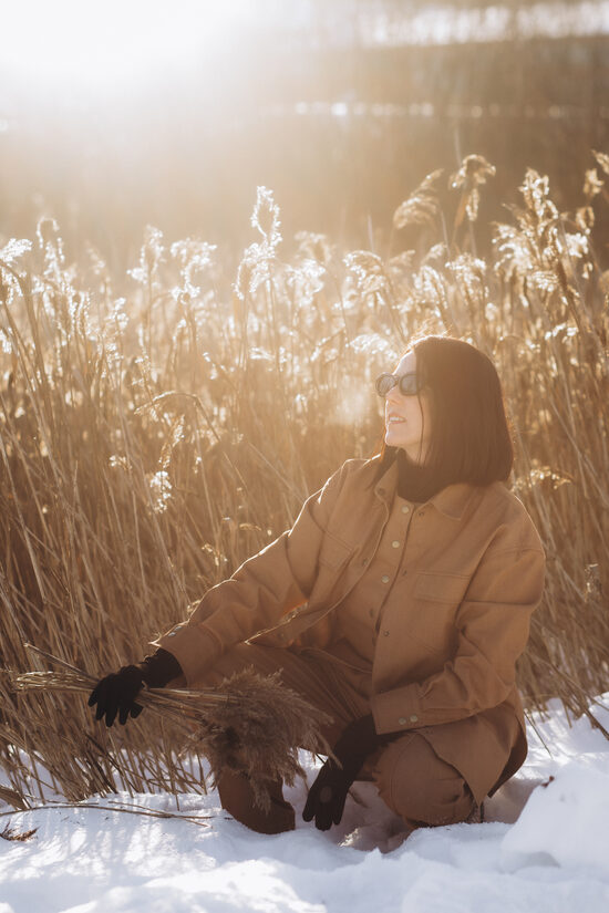 DŽINSA AUDUMA KREKLS - BRŪNS