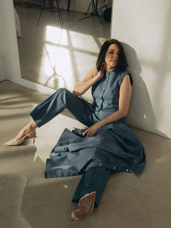 DŽINSA AUDUMA BIKSES - ZILAS