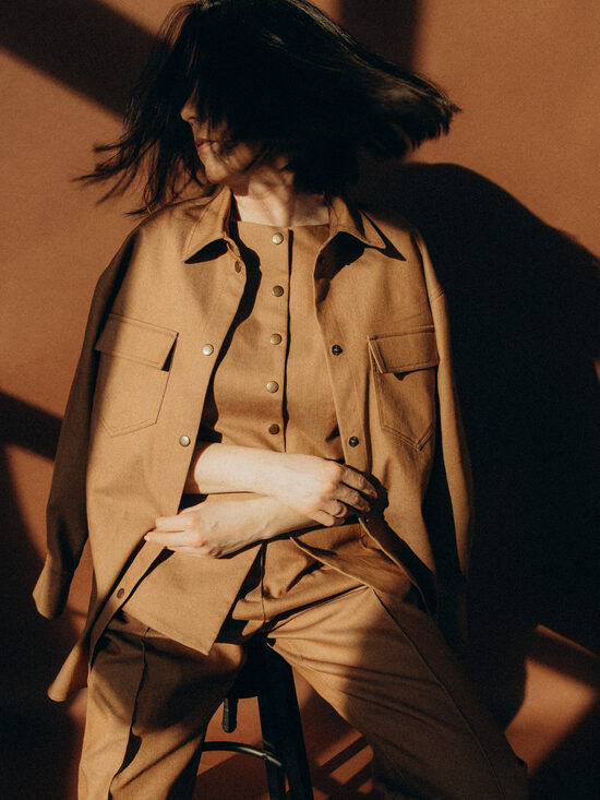 DŽINSA AUDUMA KREKLS - BRŪNS